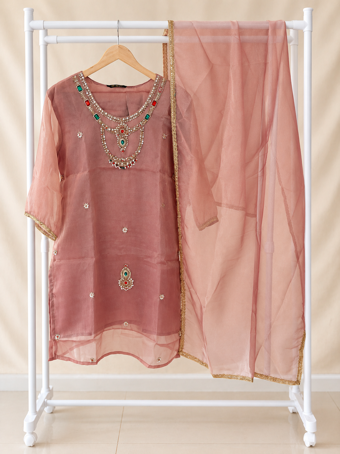 Blush Heirloom Kurta & Dupatta