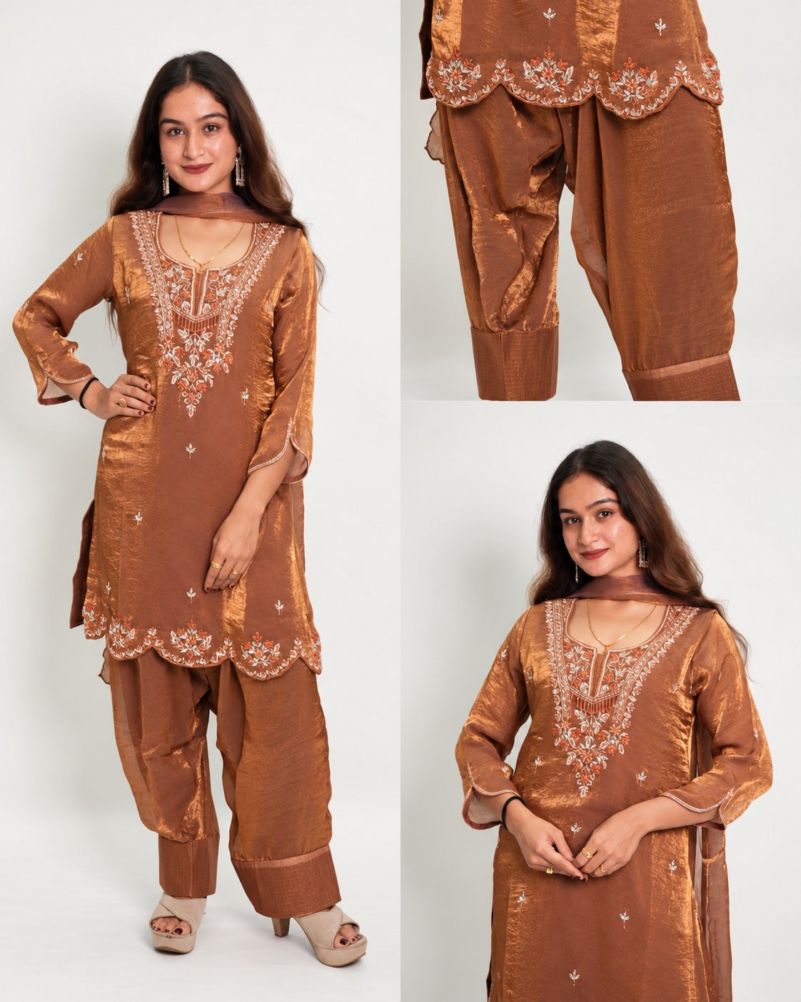 Copper Meher Kurta